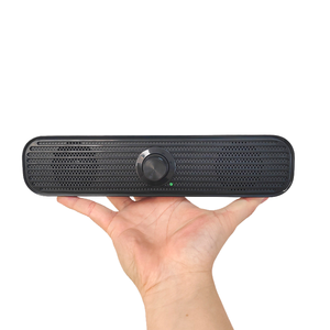 Barra de Sonido Compacta Estéreo 2.0 con Alimentación USB, Barra de Audio para Computadora con Entrada Auxiliar, Perilla de Ajuste de Volumen Dual - Product Image 1