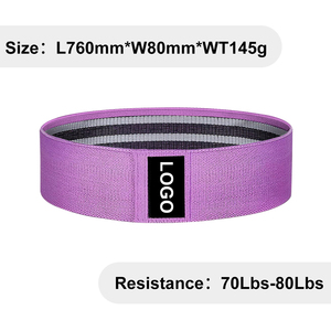 Juego de 3 Bandas de Resistencia de Tela, Bandas de Ejercicio para Cadera, Bandas de Fitness para Entrenamiento de Fuerza - Product Image 5