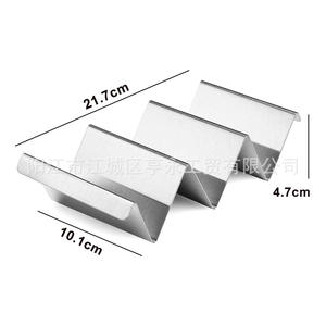 ที่วางทาโก้รูปตัว W สแตนเลส ยี่ห้อหยางเจียง ชุด 4 ชิ้น อุปกรณ์ครัวแบบใช้ซ้ำได้สำหรับงานปาร์ตี้ - Product Image 4