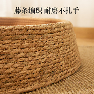Cat PE rattan woven <b>nest</b>, all-season universal cotton and linen rope dog <b>nest</b>, semi-enclosed cat villa <b>nest</b> wholesale - Product Image 3