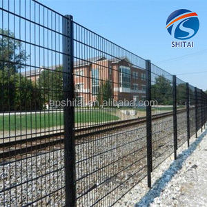 Hot Trend Pvc Enduit 868 Clôture à double tige Enduit de poudre 868 Clôture en fil 2D Facile à installer 868 Clôture à double treillis métallique - Product Image 2