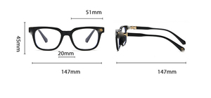 <span class=keywords><strong>Occhiali</strong></span> Classici Quadrati Anti Luce Blu <span class=keywords><strong>per</strong></span> Lettura, <span class=keywords><strong>Occhiali</strong></span> da Vista <span class=keywords><strong>per</strong></span> Uomo e Donna, <span class=keywords><strong>Occhiali</strong></span> <span class=keywords><strong>per</strong></span> <span class=keywords><strong>Computer</strong></span> - Product Image 6