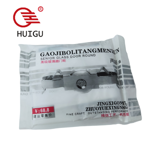 Roue <span class=keywords><strong>de</strong></span> porte coulissante en verre à poulie individuelle, roue en H, poulie à trois pièces, rouleau <span class=keywords><strong>de</strong></span> rail, glissière avec roulement silencieux - Product Image 2