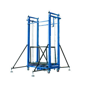 Lift Konstruksi Bergerak Berkualitas Tinggi 8m 10m, <span class=keywords><strong>Hoist</strong></span> Tali Kawat, Perancah Listrik - Product Image 6