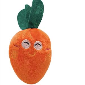 Pet malzemeleri gıcırtılı Pet kedi oyuncaklar havuç peluş kedi oyuncak yumuşak yemyeşil gıcırtılı havuç yumuşak yavru oyuncak kedi kediler köpekler için - Product Image 4