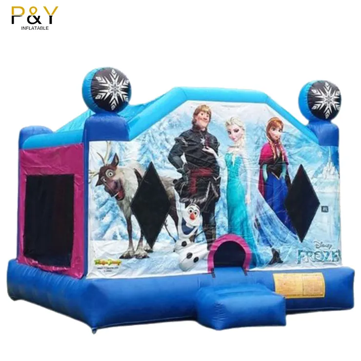 moonwalk inflatable frozen bouncer jumping bouncy castle jumper bounce house for kids