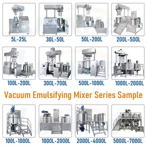 Merhem emülgatör makinesi macun mikser şampuan yüz kremi vücut losyonu yapma makinesi emülsifiye karıştırıcı