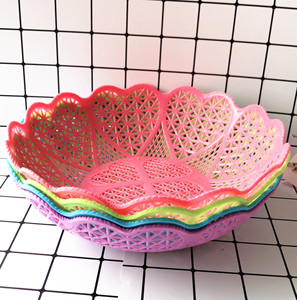 En gros, Corbeille à fruits et légumes en plastique de haute qualité, épaissie, ajourée en forme de cœur de pêche, avec égouttoir pour cuisine - Product Image 6
