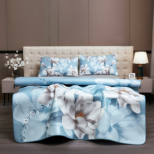 Simmons <b>Cooling</b> Mattress <b>Pad</b> Floral Pattern 180x200cm Home Use Cowhide Material - Product Image 2
