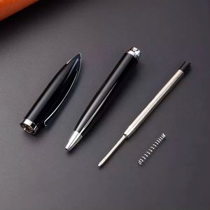 Bolígrafo de Metal Negro de Lujo Personalizado de Alta Gama con Logotipo Personalizado, Grabado Láser de 1.0 mm, para Negocios, Ejecutivos, Oficina, Escuela - Product Image 6