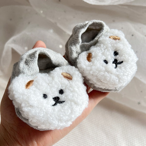 LRT New Design Wholesale European Knit Cotton Baby Non Slip <strong>Socks</strong> Custom Cute Tube Ribbed <strong>Teddy</strong> <strong>Bear</strong> Baby Anti Slip <strong>Socks</strong> - Product Image 5