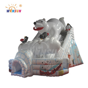 Tobogán Inflable para Niños WINSUN con Temática de Oso Polar, Material de PVC para Parques de Trampolín y Jardín - Product Image 1