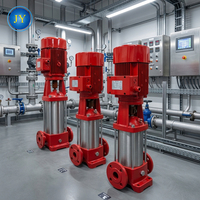 Pompe centrifuge verticale multi-étages CDL en acier inoxydable avec moteur 5 CV pour système de lutte contre l'incendie, pompe jockey et système de sprinkler de surpression
