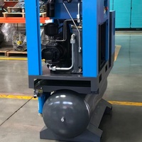 Compresor de Aire de Tornillo Móvil de Servicio Ligero con Inyección de Aceite, Compresor Industrial Portátil Pequeño