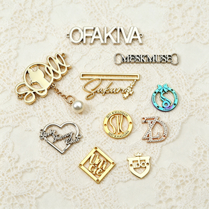 Fashion Clothing Metal Tag Engraving, Custom Logo Zinc Alloy Tag for Garment Bags and Apparel - Product Image 6