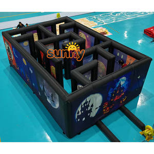 Nuevo Diseño Laberinto Inflable de Casa Embrujada para Halloween, Juego Deportivo Popular para Carnaval y Granja, Laberinto Inflable de <span class=keywords><strong>Escape</strong></span> de Maíz - Product Image 4