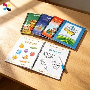 Libro <span class=keywords><strong>da</strong></span> <span class=keywords><strong>Colorare</strong></span> con Stampa a Spirale, Produzione di Quaderni per Attività Senza Schermo, Libro di Attività per <span class=keywords><strong>Adulti</strong></span> <span class=keywords><strong>e</strong></span> Bambini - Product Image 1