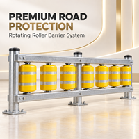 Barrière rotative de sécurité pour autoroute, pour les courbes dangereuses, de haute qualité, galvanisée à chaud, protection IP33, Q235/Q355