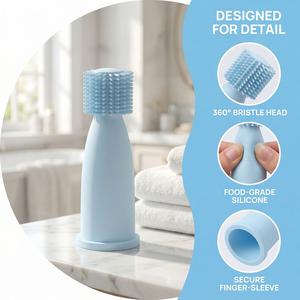 Cepillo <span class=keywords><strong>de</strong></span> Dientes <span class=keywords><strong>de</strong></span> Silicona <span class=keywords><strong>de</strong></span> Grado Alimenticio, Ecológico, para Mascotas, <span class=keywords><strong>Perros</strong></span> y Gatos, <span class=keywords><strong>Limpieza</strong></span> Dental, Suave y Flexible, Se Adapta a la Mayoría <span class=keywords><strong>de</strong></span> los Dedos - Product Image 1