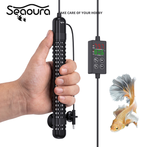 Seaoura SR-318 미니 어항 히터 석영 수중 자동 전원 차단 조절식 온도 외부 컨트롤러 베타 거북이 - Product Image 1