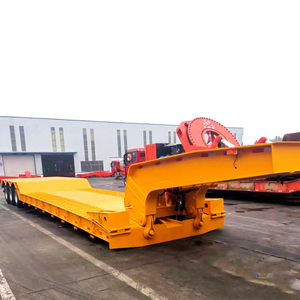 Nouvelle semi-remorque à plateau plat à 3 essieux, 20 pieds, 40 pieds, 45 pieds, 53 pieds, <span class=keywords><strong>camion</strong></span> <span class=keywords><strong>de</strong></span> <span class=keywords><strong>transport</strong></span> <span class=keywords><strong>de</strong></span> conteneurs à vendre - Product Image 3