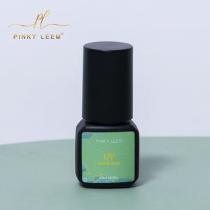 Pinky Leem DIY 0.5s UV Kirpik Yapıştırıcısı Özel Etiketli Profesyonel Sıvı Vegan Su Geçirmez Kirpik Uzatma Uzun Süreli Güçlü Tutuş - Product Image 5