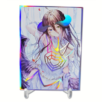 Desain gratis kartu Tcg langka holografik warna penuh berbagai lapisan permukaan pemrosesan Manga seri perdagangan bisbol