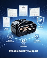Paket Baterai Lithium Isi Ulang 18V 8Ah BL1880B Sepenuhnya Kompatibel dengan Perkakas Listrik Tanpa Kabel Bor 18V
