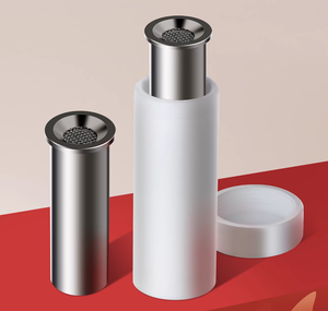 Cartouche filtrante pour échantillonnage de fumée d'<span class=keywords><strong>huile</strong></span>, manchon extérieur en polytétrafluoroéthylène, cartouche filtrante en acier inoxydable 316, laboratoire - Product Image 1