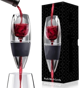 Aérateur <span class=keywords><strong>de</strong></span> <span class=keywords><strong>vin</strong></span> portable et verseur pour une aération instantanée, conception durable pour rehausser la saveur du <span class=keywords><strong>vin</strong></span>, base filtrante pour la maison/le bar/les cadeaux - Product Image 1