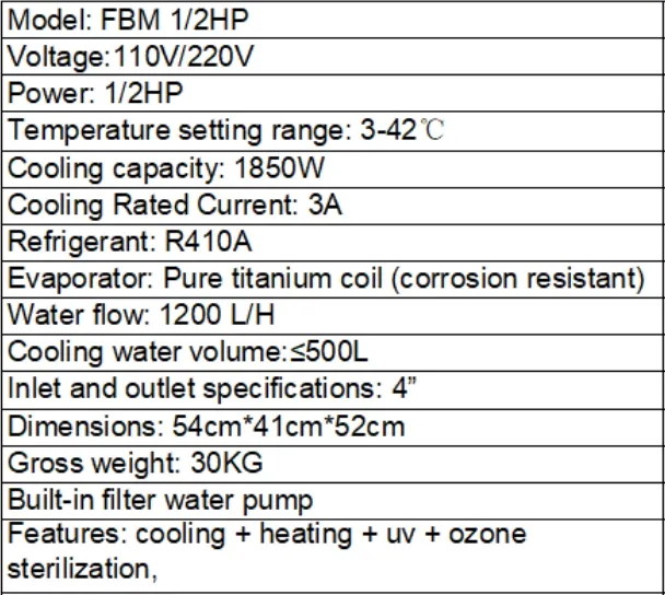 Hot bán Hệ thống làm mát máy máy làm lạnh nước cho nước đá bồn tắm 1/2HP 110V/220V