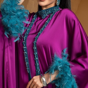 Elegante Ropa Musulmana Tradicional OEM, Ropa para Mujeres Musulmanas, Abaya, Vestido de Noche - Product Image 2