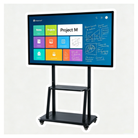 Écran interactif Android 43 55 65 82 pouces, 4K en option, écran tactile pour salle de classe, salle de réunion, tableau blanc numérique