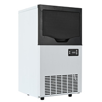 Machine commerciale à glaçons pour bar de bureau de table Machine à fabriquer des blocs de glace à économie d'énergie compresseur moteur engrenage PLC Core