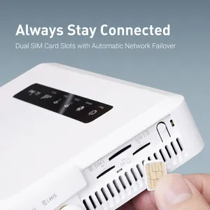 GL iNet Verified Suppliers Openwrt 5G CPE VPN 4G 5G Dual Sim Card Failover Network Bonding Router Load Balance Router