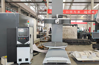 Machine de fraisage CNC 5 axes Jinan, modèle le plus vendu, avec table rotative à moteur unique Syntec NC Studio pour le fraisage de moules en mousse EPS et polystyrène