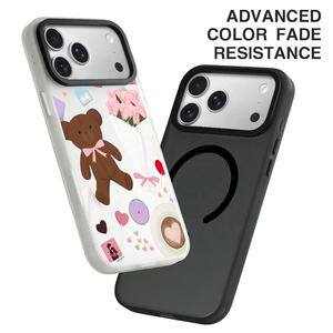 เคสโทรศัพท์แบบด้าน<span class=keywords><strong>ขาย</strong></span>ส่ง พร้อมวงแหวนกล้องถอดได้ ป้องกันแรงกระแทก พิมพ์ลาย สำหรับ iPhone 17 Pro Max เคสป้องกันแบบ OEM - Product Image 1