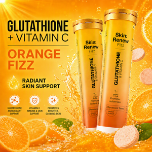 Compresse Effervescenti di Glutatione e <span class=keywords><strong>Vitamina</strong></span> <span class=keywords><strong>C</strong></span> Naturali e Biologiche, Etichetta Privata OEM/ODM, Halal GMP, Cura della Pelle, Sbiancante, Non OGM, Be Beauty - Product Image 2