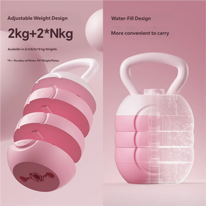 Kettlebell à eau à <span class=keywords><strong>poids</strong></span> réglable pour le fitness à domicile, idéal pour le levage des hanches chez la femme <span class=keywords><strong>et</strong></span> la perte de <span class=keywords><strong>poids</strong></span> chez l'homme - Product Image 3