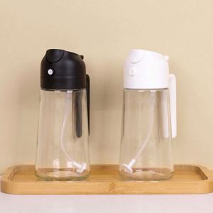 2 in 1 <b>Oil</b> Dispenser <b>Bottle</b> <b>Olive</b> <b>Oil</b> Sprayers Mister <b>Oil</b> Spray <b>Bottle</b> With Silicone Brush for Kitchen Cooking - Product Image 1