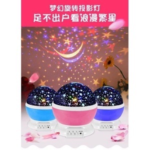 Starry Sky Lamp <b>Projector</b> Round Planet Shape USB Powered LED Night <b>Light</b> For Bedroom Children Couples Bedside - Product Image 1
