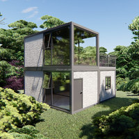 Maison Modulaire Personnalisée, Petite Cabine Préfabriquée, Camion de Restauration Mobile, Design Moderne, Cabine à Une Chambre, Mini-Maisons Conteneurs