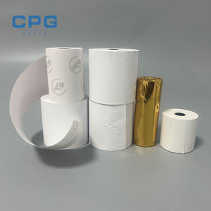 Rouleau de papier thermique de qualité supérieure en gros, faible poussière, impression sur toute la surface, écologique, 80x80mm, 70gsm - Product Image 1