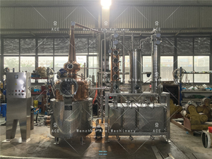 Équipement de distillerie hybride en cuivre Ace 2500L, état neuf, pour utilisation en usine, distillation de vin, spiritueux, whisky, brandy, gin - Product Image 6