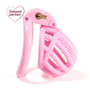 Cage de chasteté masculine de petite taille, ceinture de chasteté avec 4 anneaux pour pénis, jouet sexuel BDSM pour couple, cage à pénis pour homme, bondage de pénis, cuckold - Product Image 6