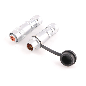 Nga mil nối không thấm nước IP68 IP67 Thông tư ô tô cáp điện M12 <span class=keywords><strong>4</strong></span> <span class=keywords><strong>pin</strong></span> nối - Product Image 6