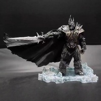 Figura de Acción de PVC del Rey Lich Arthas, Caballero de la Muerte, de la Séptima Generación de World of Warcraft DC