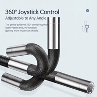 Caméra endoscopique articulée 1080P 4,5 pouces IPS, étanche IP67, 6 LED, câble rigide Type-C pour moteur de voiture, égouts et canalisations