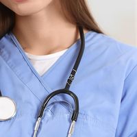 Charmes de stéthoscope personnalisés, étiquette de nom de stéthoscope avec accessoires d'étiquette d'identification, cadeau pour la semaine des infirmières pour les infirmières et les médecins