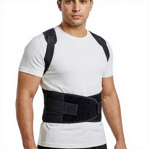 Orthowrap Ceinture de soutien lombaire élastique réglable pour adultes avec fermeture auto-agrippante – Noir - Product Image 2
